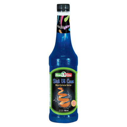 Syrup Vỏ Cam Mama Rosa (Blue Curacao Syrup - Mama Rosa) 700 ml x 12 chai