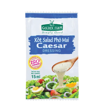 Xốt Salad Phô Mai Golden Farm 15ml x 500 Bịch