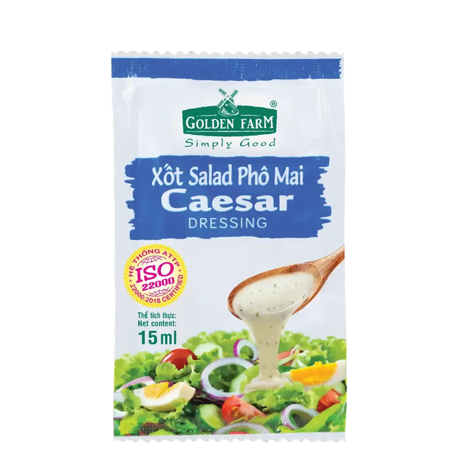 Xốt Salad Phô Mai Golden Farm 15ml x 500 Bịch