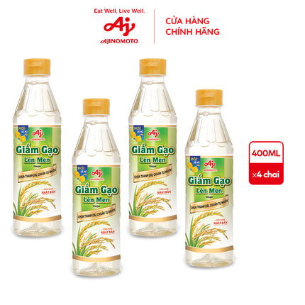 Giấm Gạo Lên Men Lisa 400ml x 20 Chai