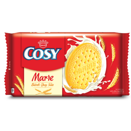 Bánh Quy Sữa Cosy Marie Gói 408g x 12 Gói