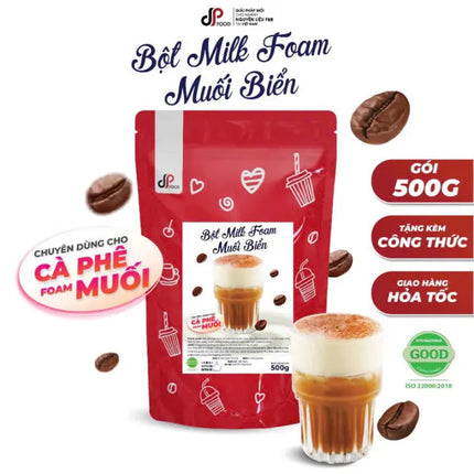 Bột Milk Foam Muối Biển DP FOOD 500g x 20 Gói