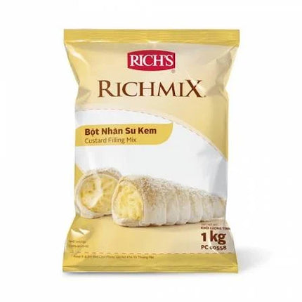 Bột làm nhân bánh su kem (Custard) Richmix Rich's 1kg x 12 gói