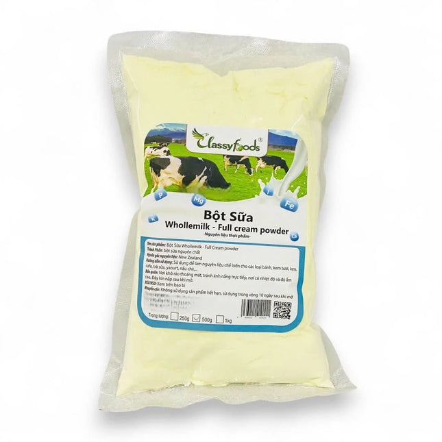 Bột sữa nguyên kem New Zealand (Wholemilk Powder) 1kg