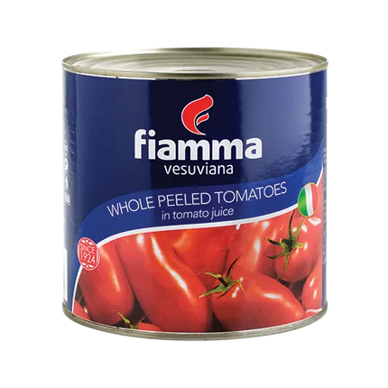 Cà chua nguyên trái lột vỏ Frimma lon 2.55kg x 6 lon