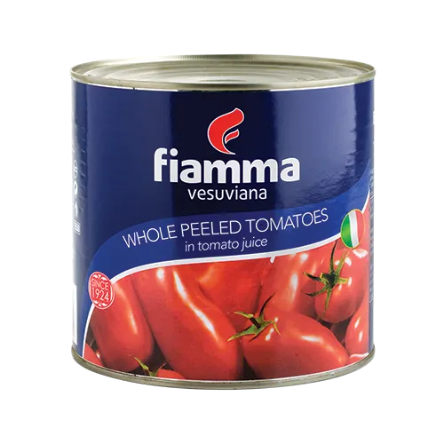 Cà chua nguyên trái lột vỏ Frimma lon 2.55kg x 6 lon