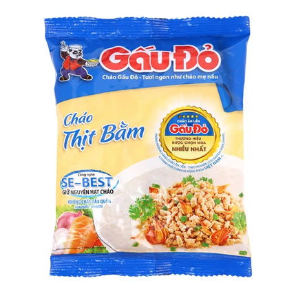 Cháo Gấu Đỏ Thịt Bằm Thùng 50 Gói x 50g