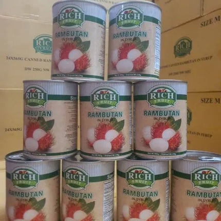 Chôm Chôm Ngâm Nước Đường Rich 565g x 24 lon