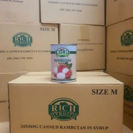 Chôm Chôm Ngâm Nước Đường Rich 565g x 24 lon