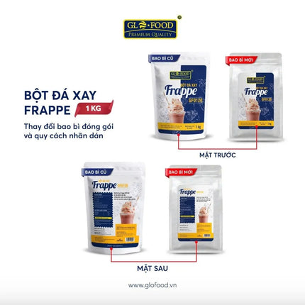 Bột Đá Xay Frappe GloFood 1kg x 12 Gói