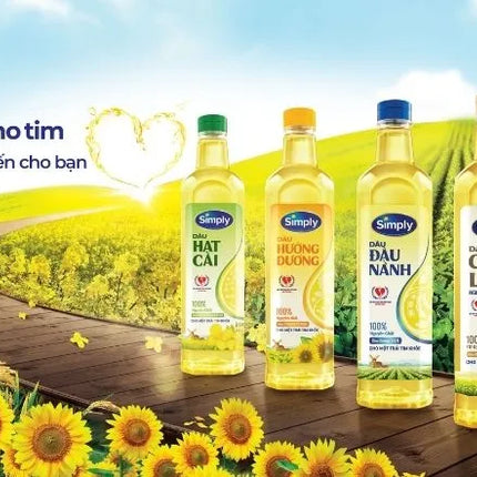 Dầu hạt cải Simply 1L x 12 chai