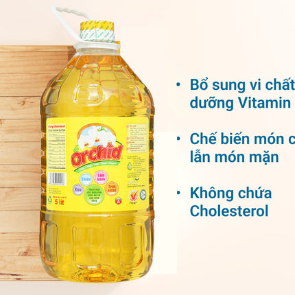 Dầu Ăn Orchid 5L x 4 Bình