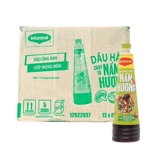 Dầu Hào Chay Nấm Hương Maggie 820g x 12 Chai