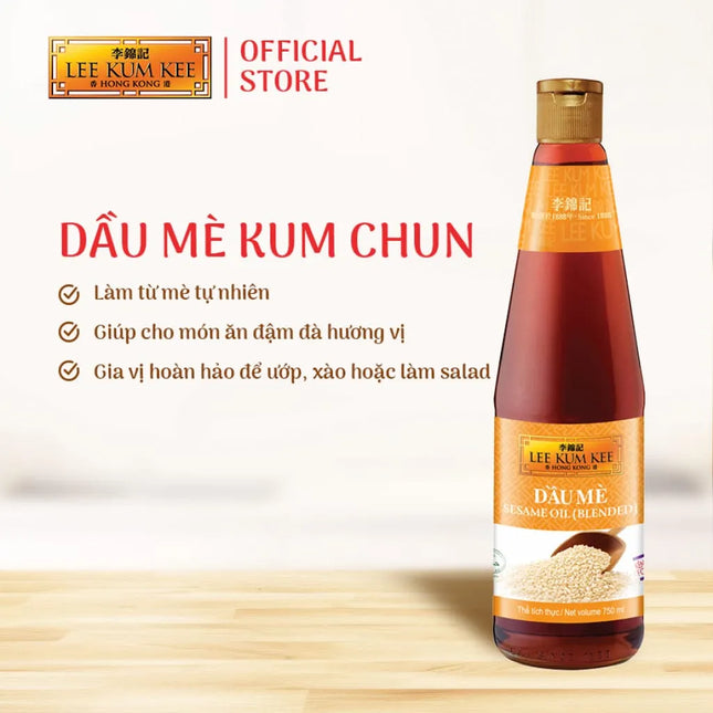 Dầu mè Lee Kum Kee 750ml x 12 chai