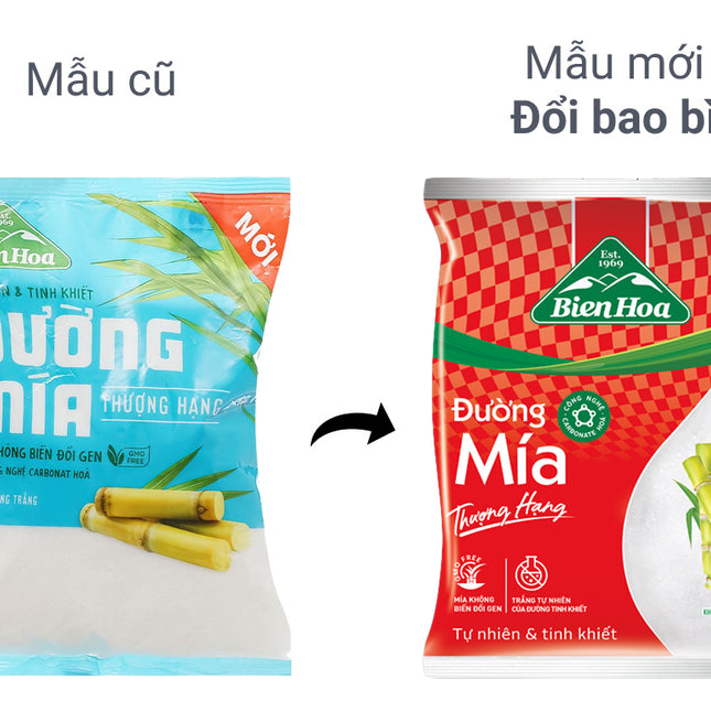 Đường Mía Thượng Hạng Biên Hòa 1kg x 20 gói