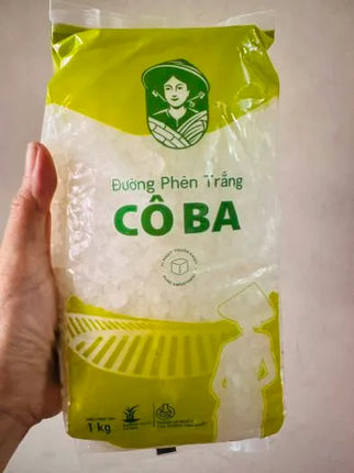 Đường phèn trắng Cô Ba 1kg x 20 gói