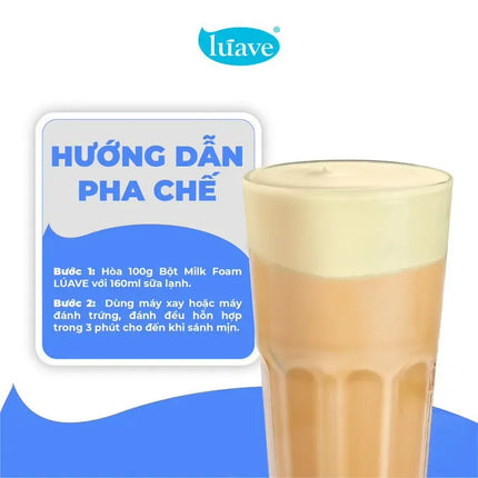 Bột Milk Foam Nguyên Vị Dans 500g x 16 Túi