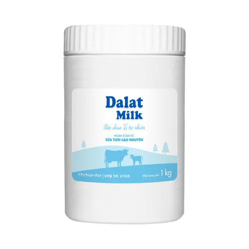 Sữa Chua Dalat Milk Vị Tự Nhiên (Không Đường) 1kg