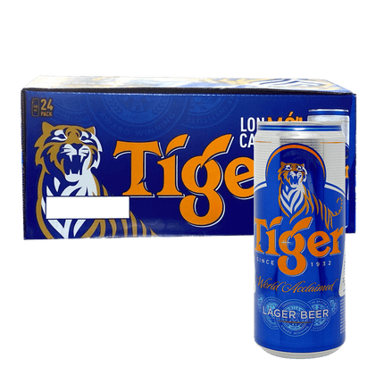 Bia Tiger (Nâu) 330ml x 24 Lon