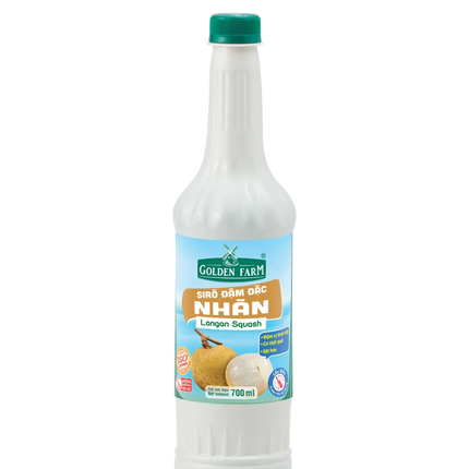 Syrup Golden Farm Đậm Đặc Nhãn 700ml x 12 Chai