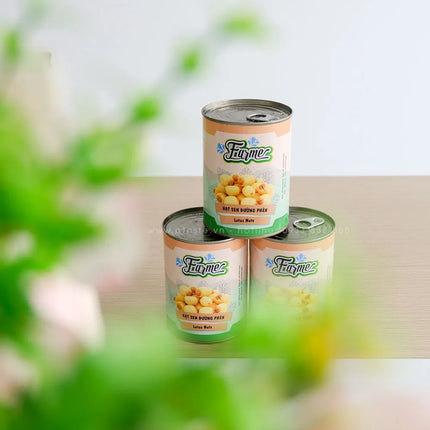 Hạt Sen Đường Phèn Farmer 560g x 12 Lon