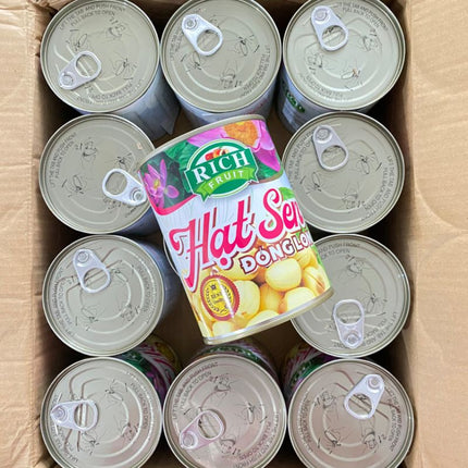 Hạt Sen Ngâm Nước Đường Rich 565g x 12 lon