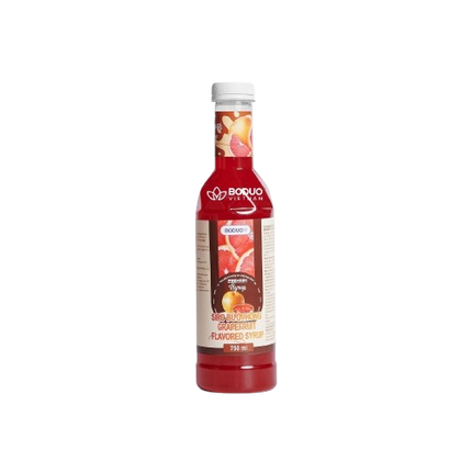 Syrup Boduo Bưởi Hồng Premium 750ml x 12 Chai