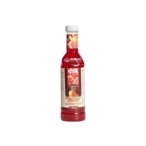 Syrup Boduo Bưởi Hồng Premium 750ml x 12 Chai