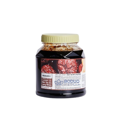 Mứt Táo Đỏ Long Nhãn Boduo 1kg x 12 hộp
