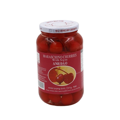 Mứt Cherry Ngâm Đường- Kingberrry 710g