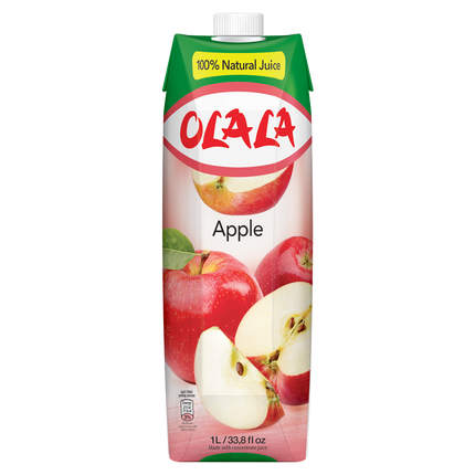 Nước Ép Táo 100% Olala 1000ml x 12 Hộp