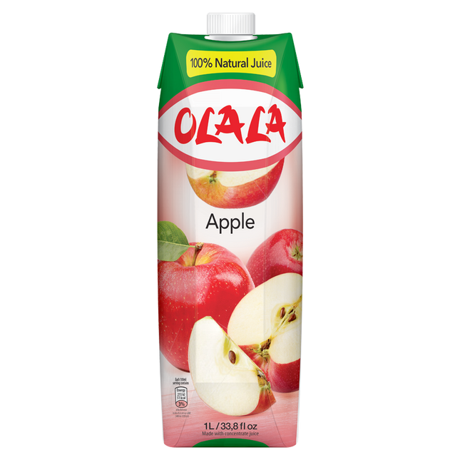 Nước Ép Táo 100% Olala 1000ml x 12 Hộp