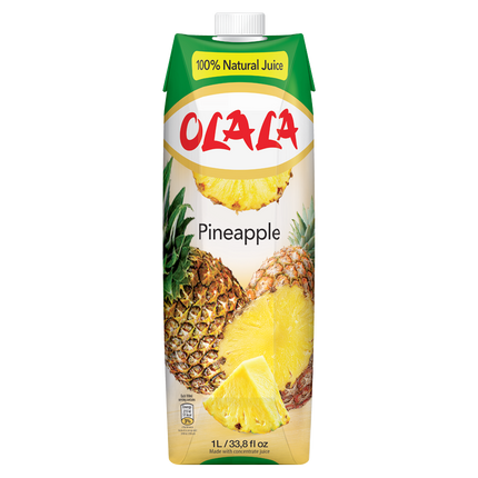 Nước Ép Dứa 100% Olala 1000ml x 12 Hộp