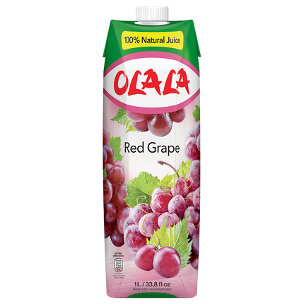 Nước Ép Nho 100% Olala 1000ml x 12 Hộp