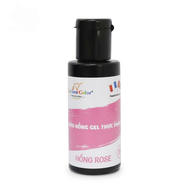 Màu gel Unicorn màu hồng rose 28g