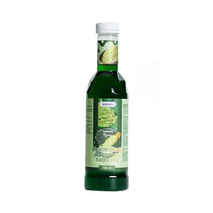 Syrup Boduo Hương Cốm Xanh Premium 750ml x 12 Chai
