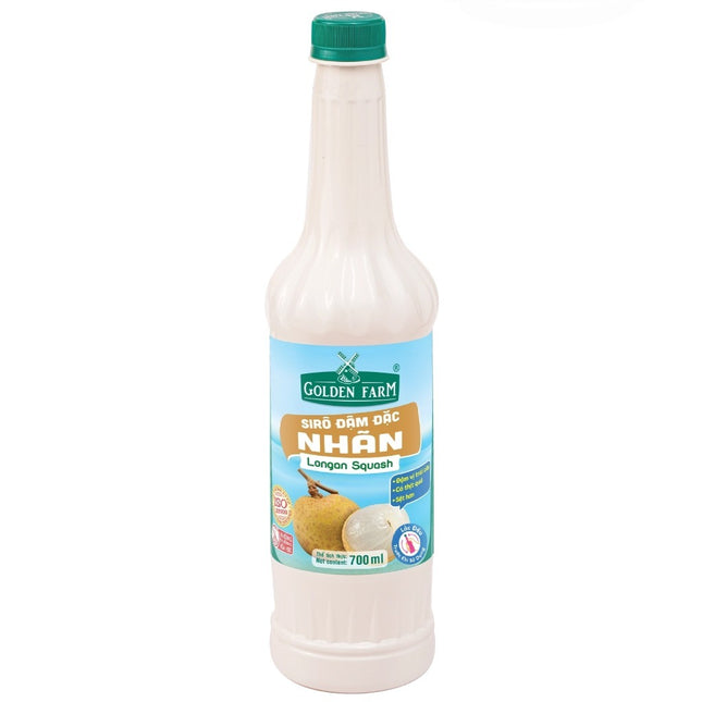 Syrup Golden Farm Đậm Đặc Nhãn 700ml x 12 Chai