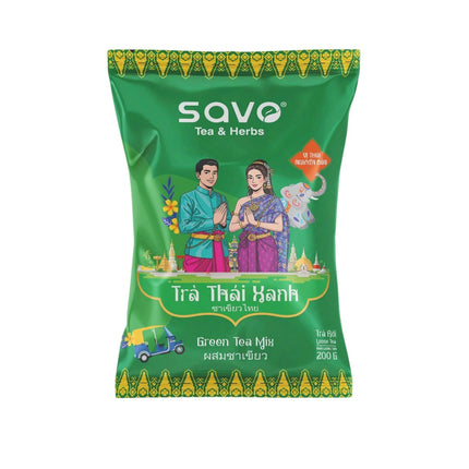 Trà Thái Xanh Vị Nguyên Bản Savo 200g