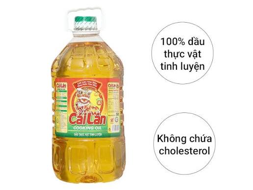 Dầu Ăn Thực Vật Cái Lân Can 5L x 4 Can