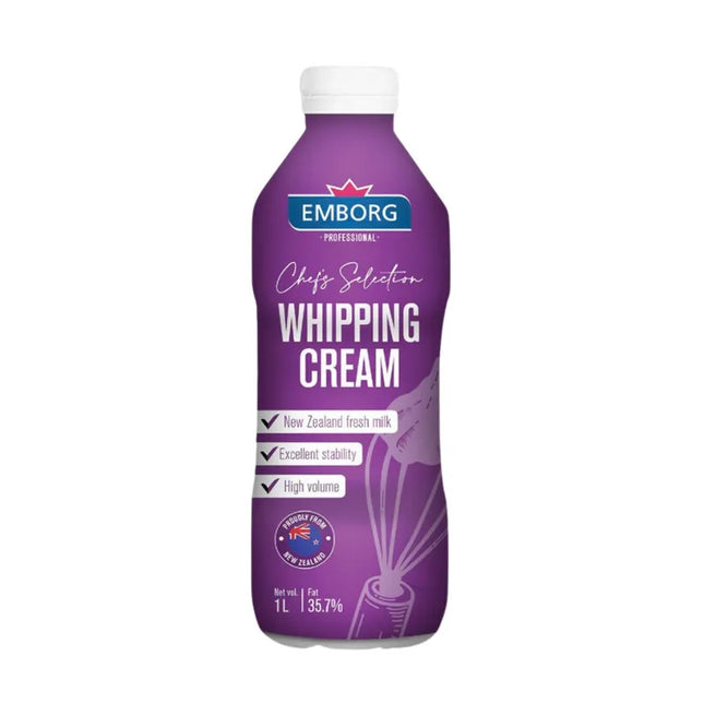 Kem sữa tiệt trùng whipping cream Emborg 1L x 12 Chai