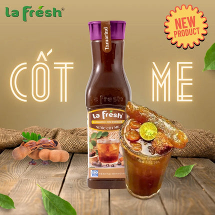 Nước Cốt Me Lafresh Chai 650ml x 12 chai