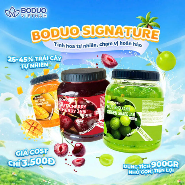 Mứt Cherry Boduo 900g x 12 hộp