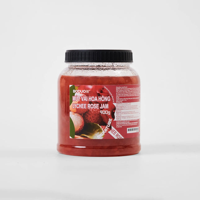 Mứt Vải Hoa Hồng Boduo 900g x 12 hộp