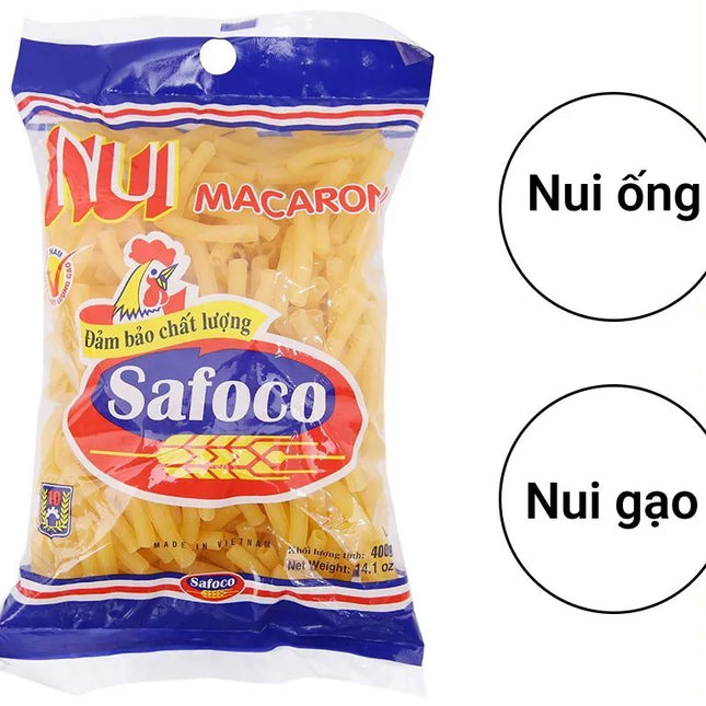 Nui ống lớn Safoco gói 400g