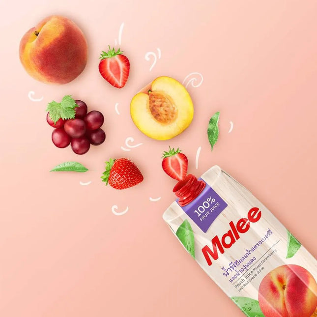Nước ép đào Malee 1L x 12 Hộp