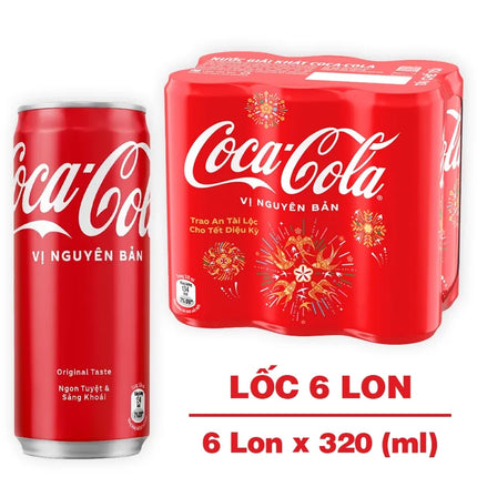 Nước ngọt Coca-Cola 320ml x 24 lon