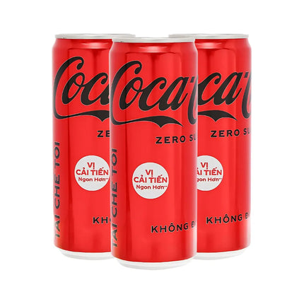 Nước ngọt Coca-Cola Zero 320ml x 24 Lon