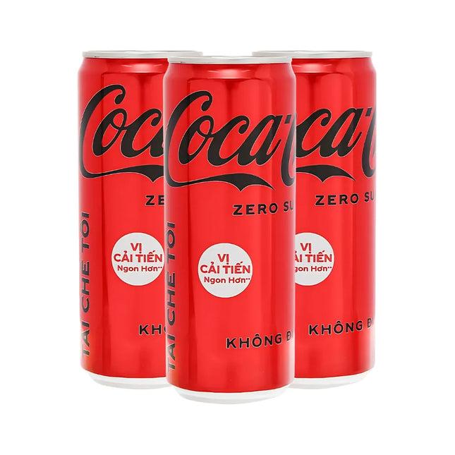 Nước ngọt Coca-Cola Zero 320ml x 24 Lon