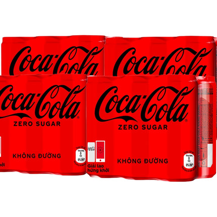 Nước ngọt Coca-Cola Zero 320ml x 24 Lon