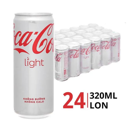 Nước ngọt Coca-Cola Light 320ml x 24 lon
